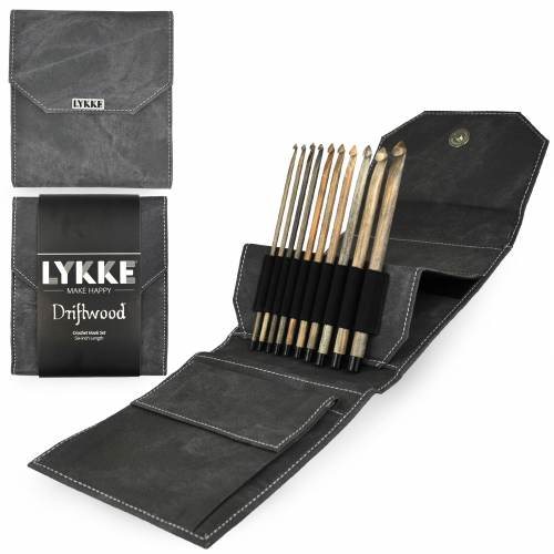 LYKKE Crafts Driftwood 6" Crochet Set