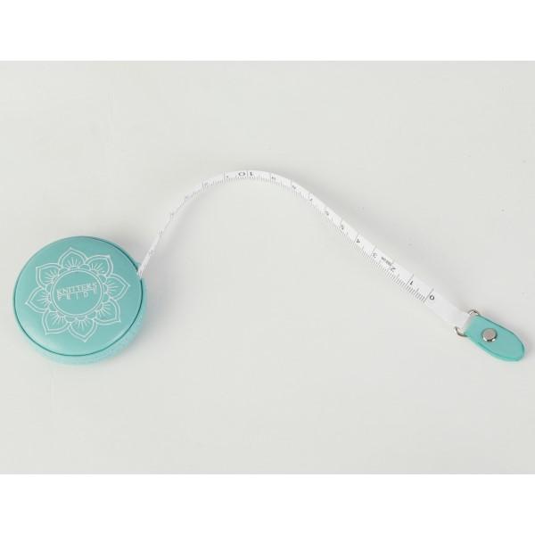 Knitter's Pride - Mindful - Teal Retractable Tape Measure by Knitter's Pride
