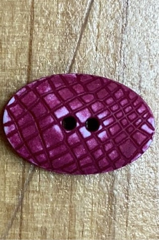 317811 Bourgogne oval knap “Vintage Look” 20mm