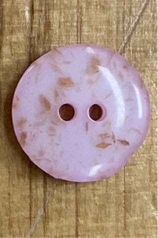 313011 Rosa runder Polyesterknopf 18 mm