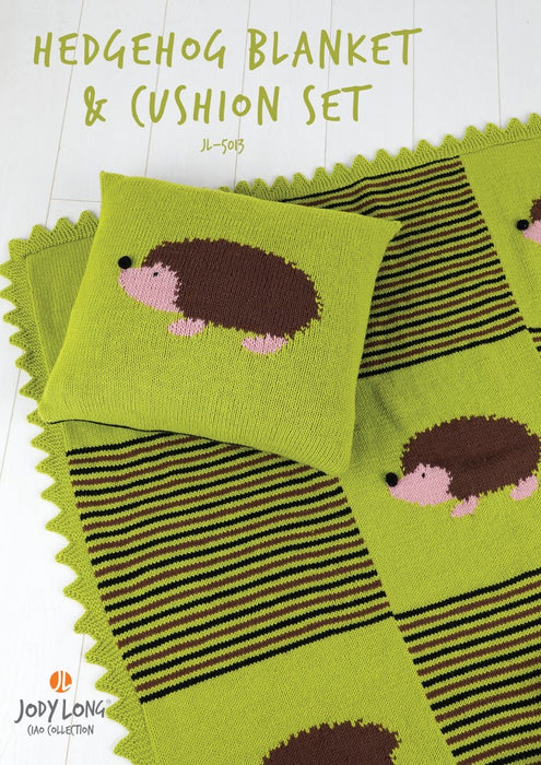 Hedgehog Blanket & Cushion Set Pattern