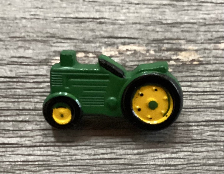 Green Tractor Button 1 Inch 652453406207