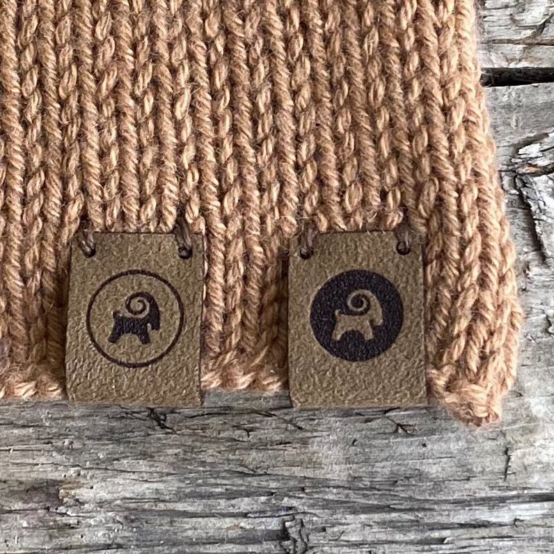 Goat Logo Foldover Tags