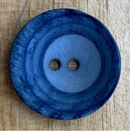 348800 Grey Round Polyester Button 23mm
