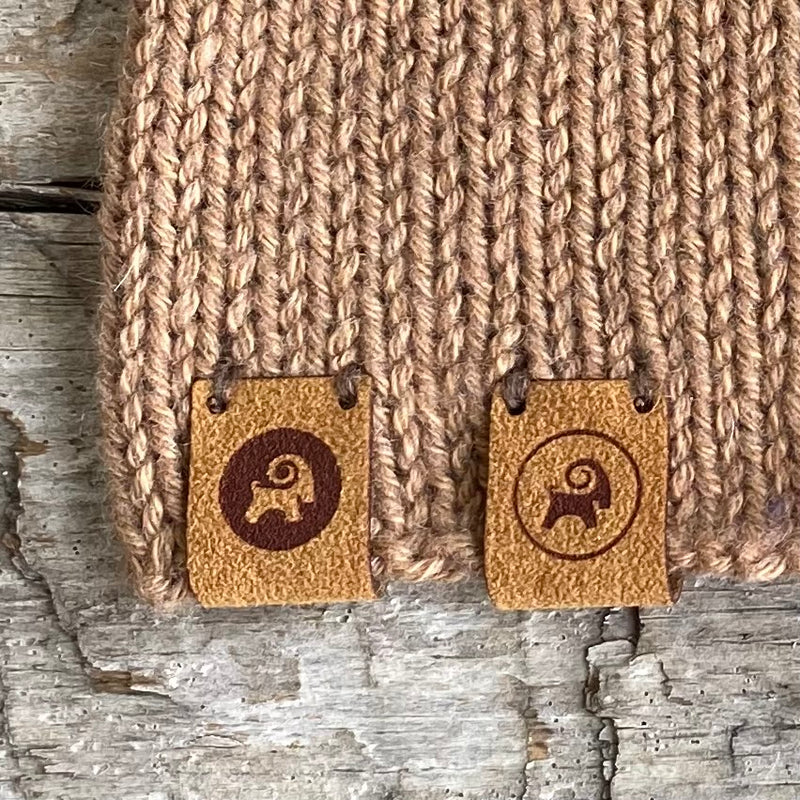 Goat Logo Foldover Tags