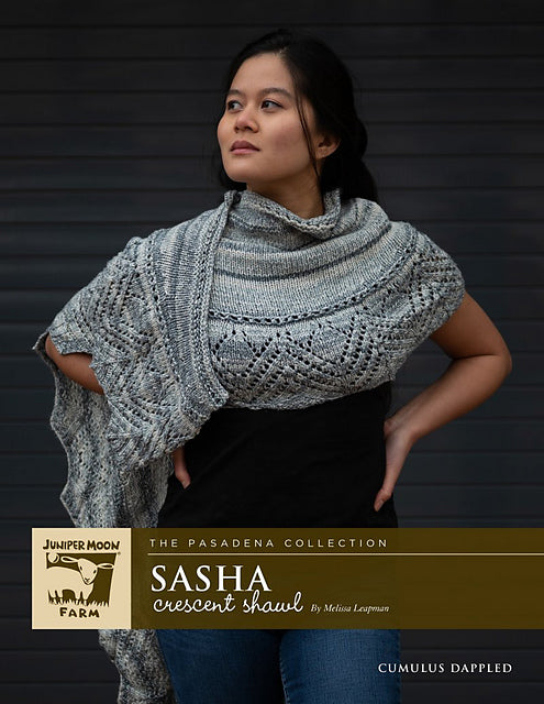 Sasha Crescent Shawl Pattern by Melissa Leapman