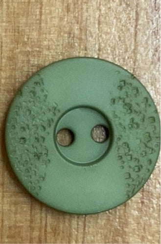 318855 Light Green Round Polyamide Button 20mm