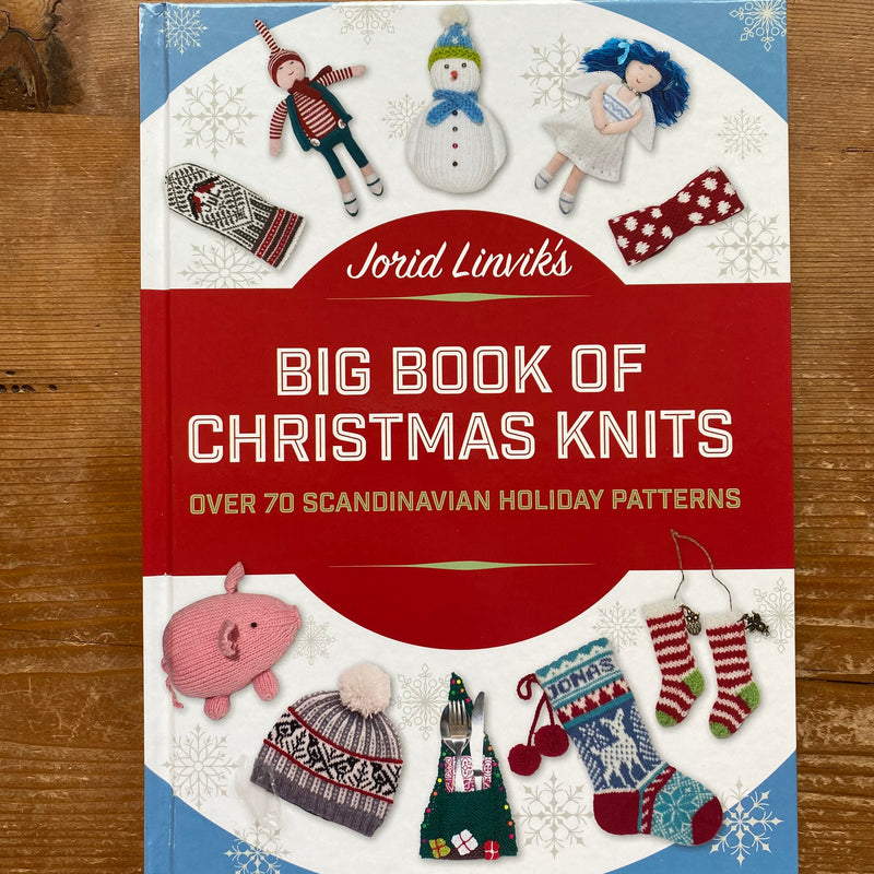 Großes Buch mit Weihnachtsstricken von Jorid Linvik