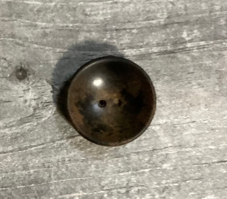 Concave Dark Wood Button 3/4 Inch 310904