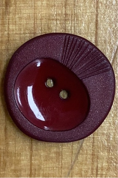 344013 Burgundy Polyamide Button 23mm