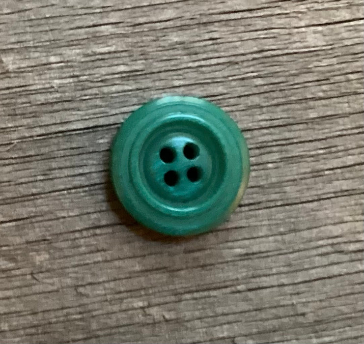 Teal Button 3/4 Inch 330897