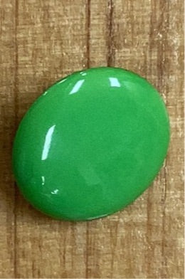 211024 Hellgrüner Kinderknopf 15 mm