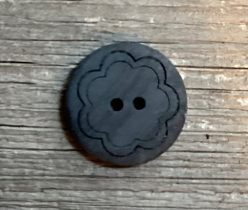 Dark Blue Button 1 Inch 300863