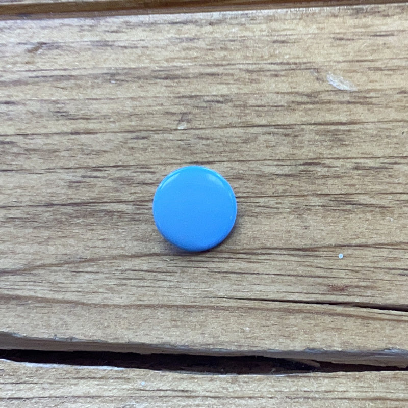 Light Blue Button 1/2 Inch