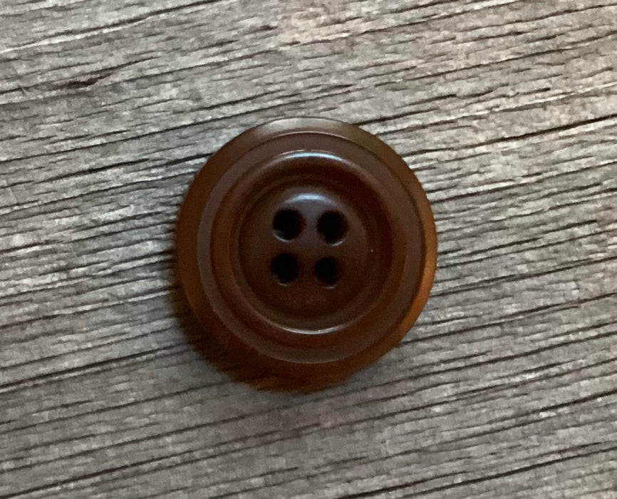 Brown Button 3/4 Inch 330893