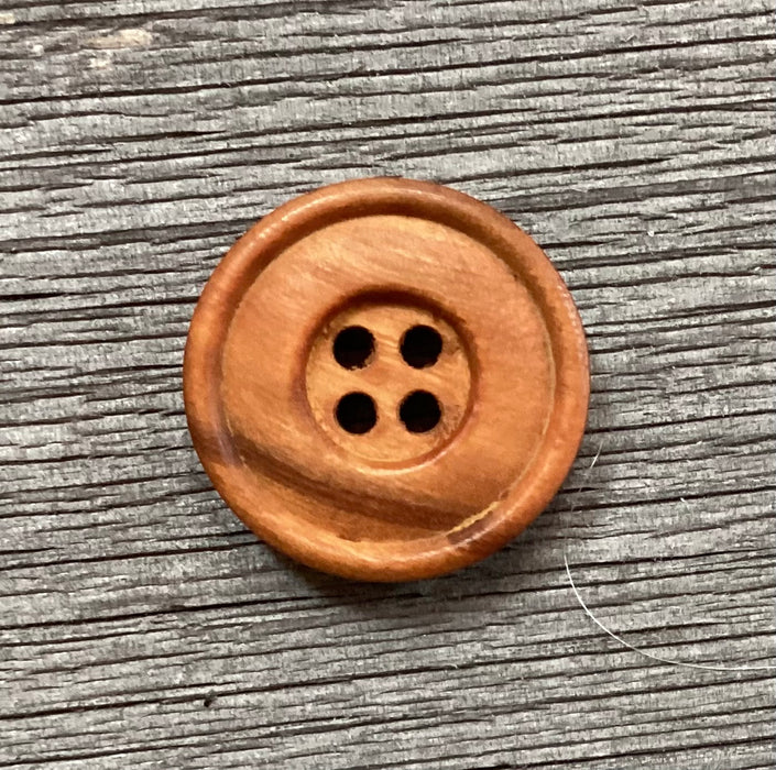 Wood Button 3/4 Inch 230505