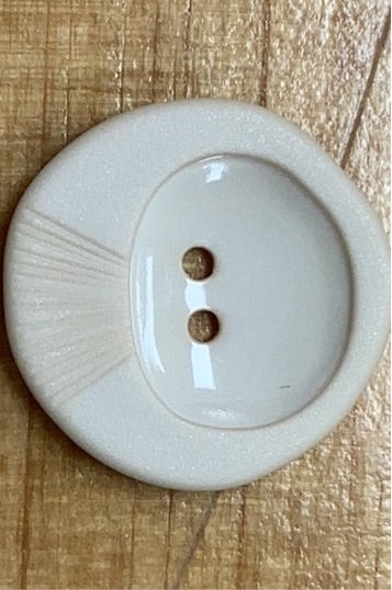 344005 Beige Polyamide Button 23mm