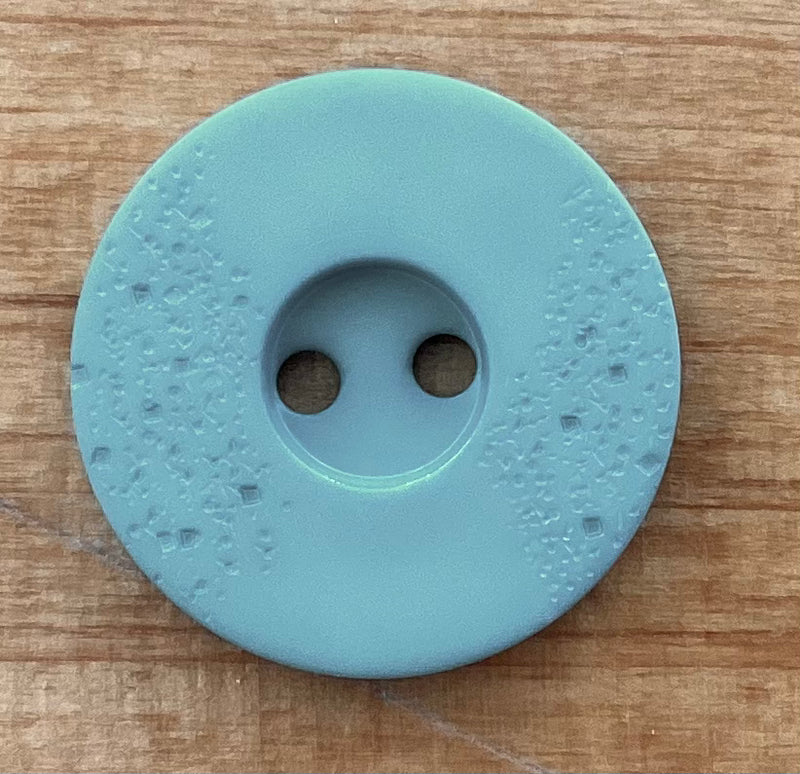 338816 Green Round Polyamide Button 23mm
