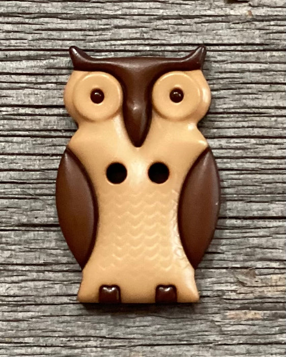 Owl Button 1 Inch 652453307955