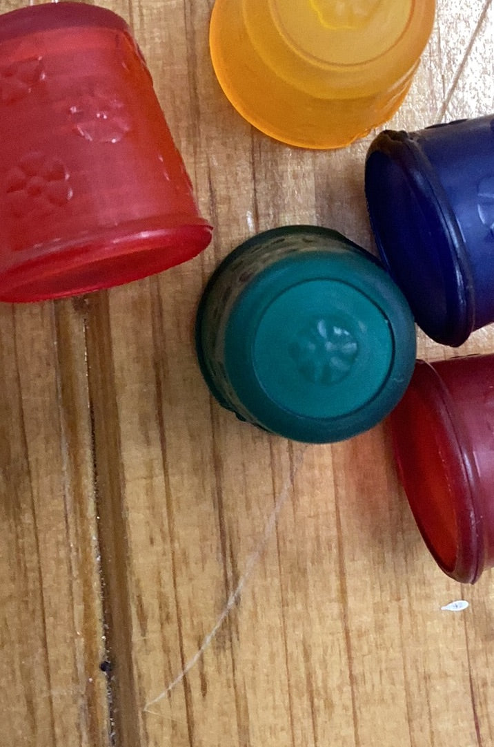 Jelly Fingers 3/4 Zoll Fingerhut in verschiedenen Farben