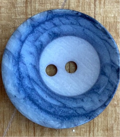 348801 Beige Round Polyester Button 23mm