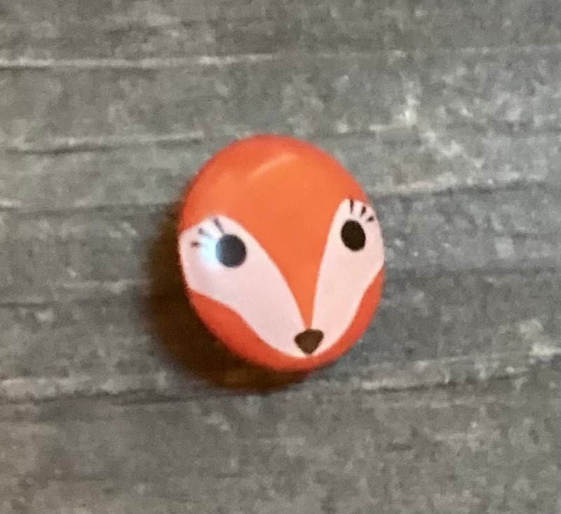 Orange ræveknap 3/4 tommer 281163