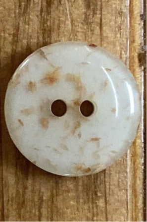 313004 Beige rund polyester knap 18mm