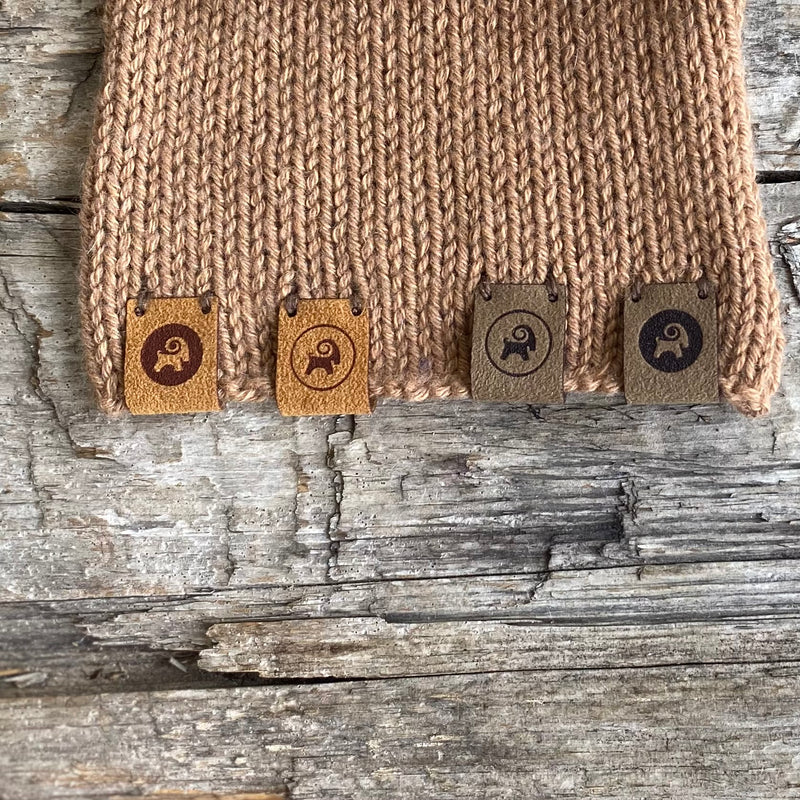 Goat Logo Foldover Tags