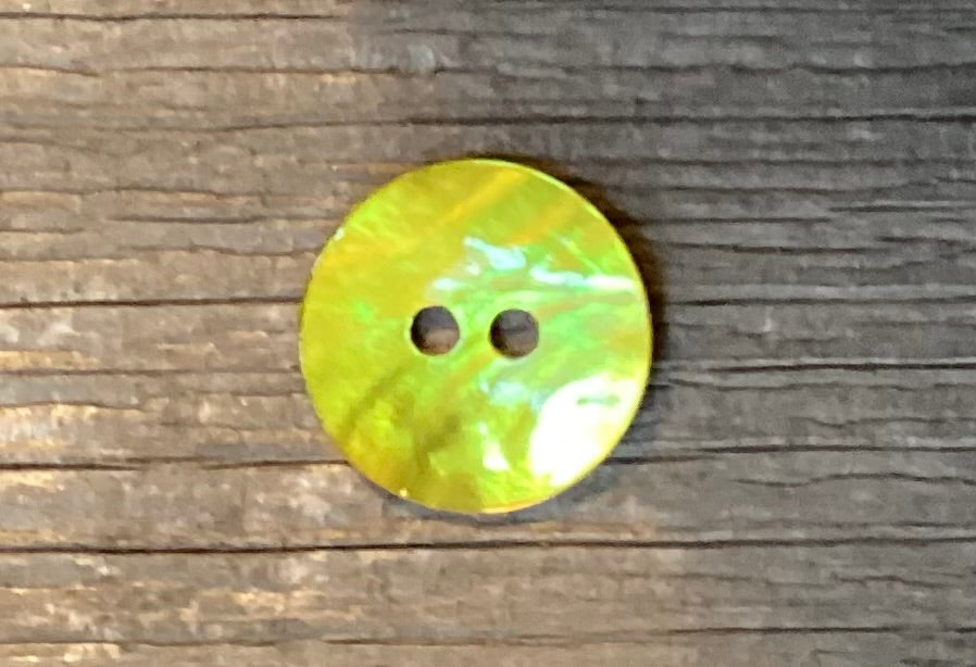 Shiny Yellow Button 3/4 Inch 300903