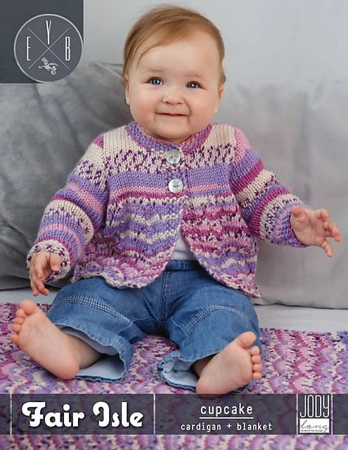 Cupcake Cardigan and Blanket Pattern by Jody Long