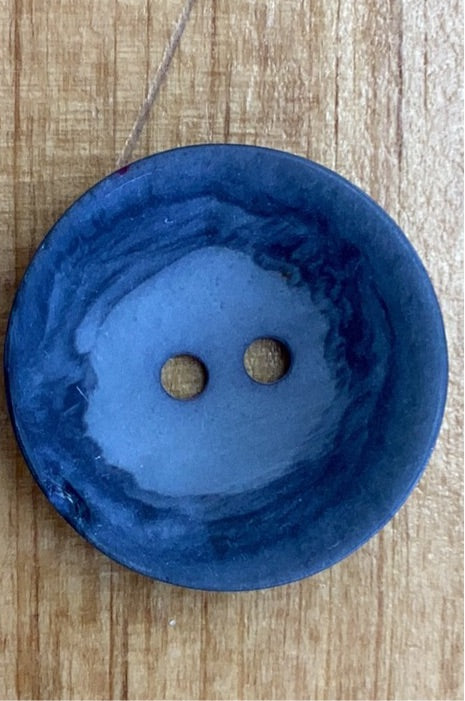 388800 Round Grey Polyester Button 28mm