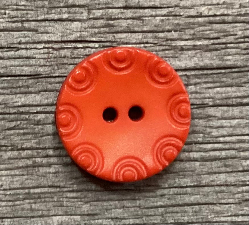 Orange Button 1/2 Inch 653632167186