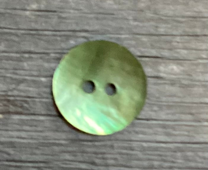 Shiny Green Button 3/4 Inch 300964