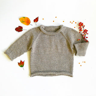 Top Down Roll Raglan for Kids from Yankee Knitter