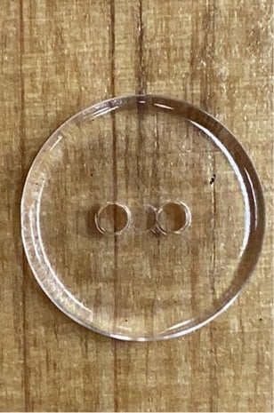 241110 Transparenter Polyamidknopf 17 mm