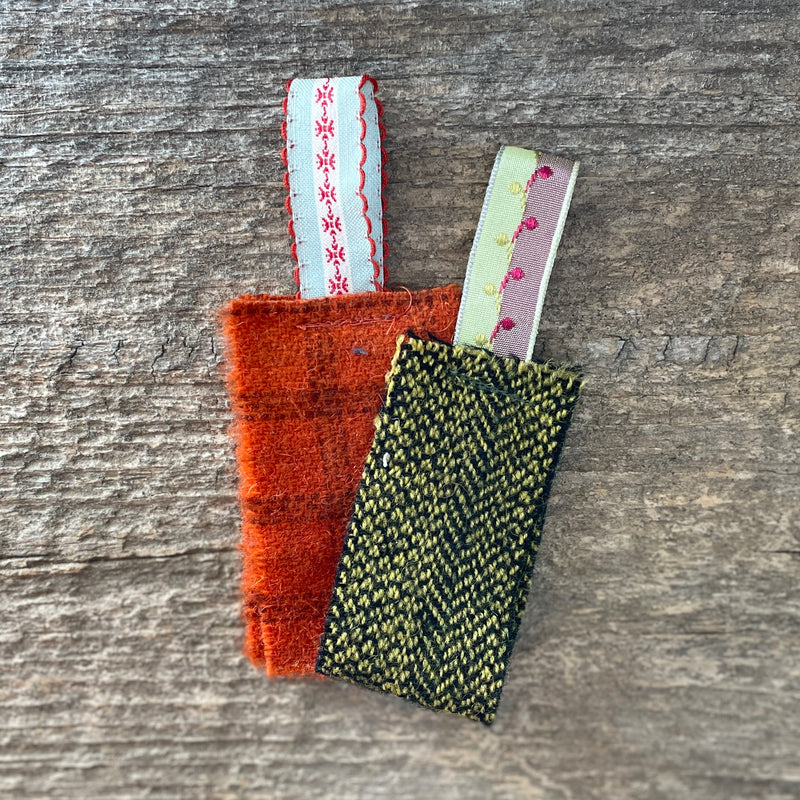 Wool felt needle saver