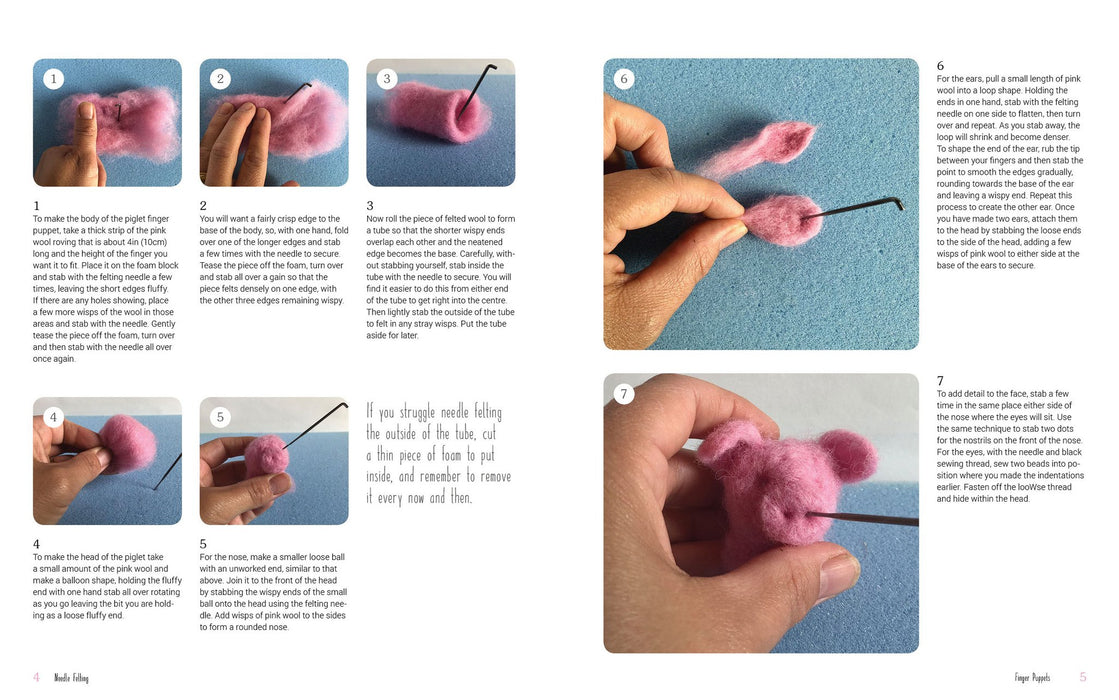 Needle Felting 20 Cute Projects to Felt from Wool by Emma Herian