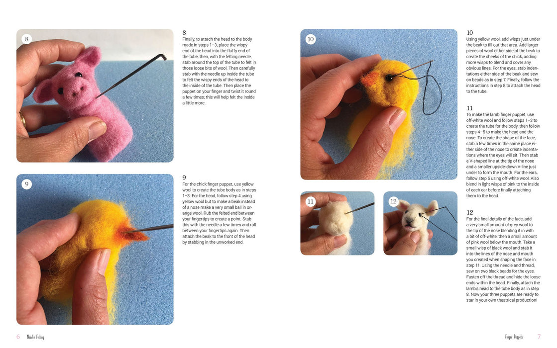 Needle Felting 20 Cute Projects to Felt from Wool by Emma Herian