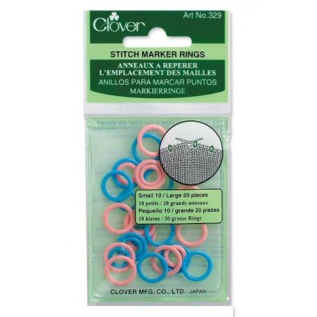 Clover Stitch Ring Markers